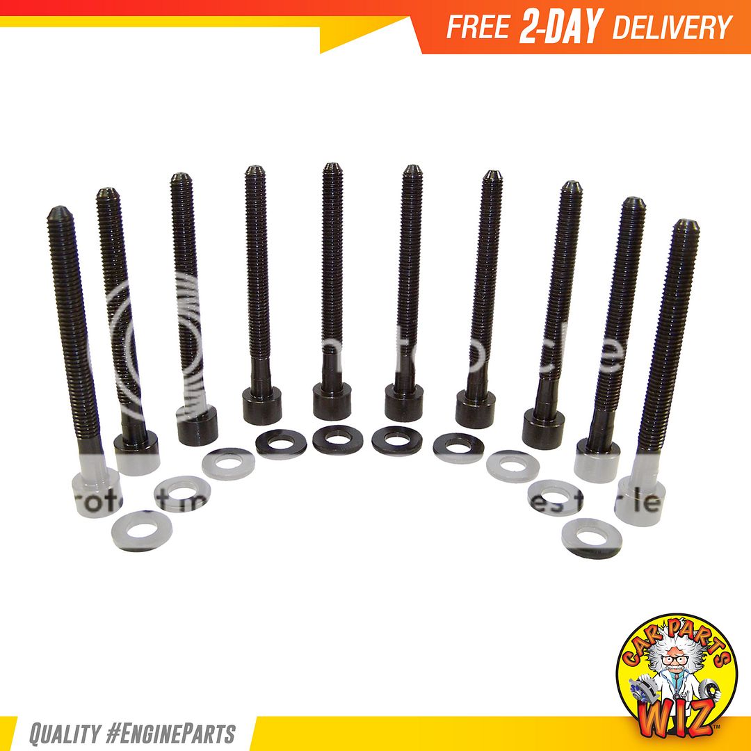 Head Gasket Set Bolts Kit Fits 9498 Nissan 240SX 2.4L 4Cyl. DOHC 16v KA24DE eBay